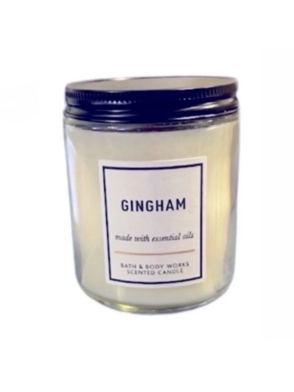 Gingham Candle